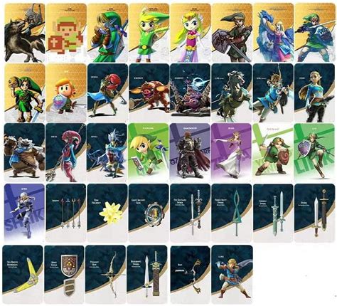 amiibo nfc cards zelda|nintendo amiibo cards zelda.